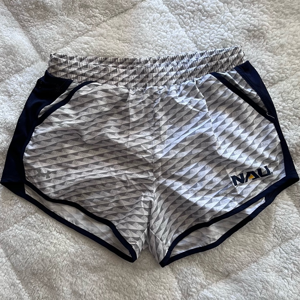 Under Armour Northern Arizona University Logo GEO print Athletic Shorts, M